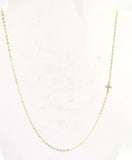 Amelia Danity Side Cross Necklace