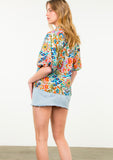 Acia Floral Print THML Top