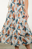 Marsha Geometric Printed Midi THML Dress