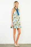 THML Mallory Sleeveless Floral Pattern Dress