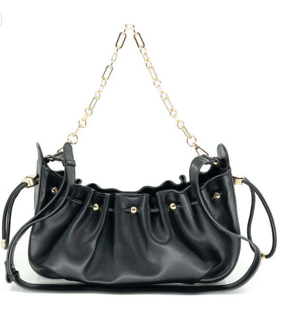Charley Black Chain Tote BC Bag
