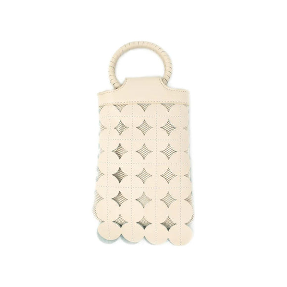 Genoa Small Beige Cut Out BC Bag