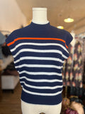 Daphine Sleeveless Striped Knit THML Top