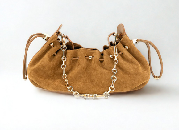 Callie Tan Suede Tote BC Bag