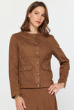 Mirabel Faux Suede Current Air Jacket