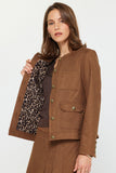 Mirabel Faux Suede Current Air Jacket