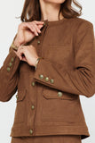 Mirabel Faux Suede Current Air Jacket