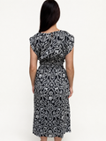 THML Mirabel Pattern Maxi Dress With Slit