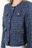 Vivianne Tweed Cropped THML Jacket
