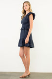 THML Beatriz Short Sleeve V Neck Dress