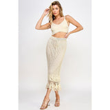 Saraya Crochet Midi Ellison Skirt SALE