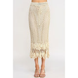 Saraya Crochet Midi Ellison Skirt SALE