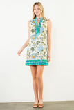 THML Brigitte Sleeveless Floral Pattern Dress