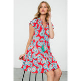 Dawn Tiered Pattern THML Dress