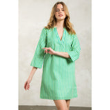 Lynn Long Sleeve Striped Midi THML Dress- SALE