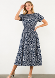 THML Mirabel Pattern Maxi Dress With Slit