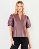 THML Natasha Soft Leather Top