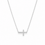 Anna Side Cross Necklace