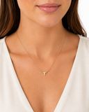 Ava Gold or Silver Longhorn Necklace