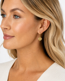 Arnia Gold Coin Dangle Earrings