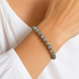 Lila Labradorite Stacking Beaded Bracelet