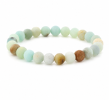 Lila Amazonite Stacking Beaded Bracelet