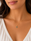 Grace Labradorite Drop Bezel Pendant