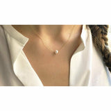 Addie Single Pearl Necklace