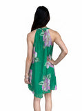 THML Hailey Floral Print Halter Dress