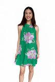 THML Hailey Floral Print Halter Dress
