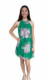THML Hailey Floral Print Halter Dress