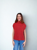 Tessa Stone Sleeveless THML Sweater