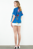Skylar Floral Short Sleeve THML Top-SALE