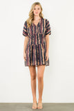 Maggie Short Sleeve Tie Dye THML Dress