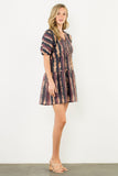 Maggie Short Sleeve Tie Dye THML Dress