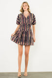 Maggie Short Sleeve Tie Dye THML Dress