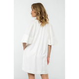 Sadie Flutter Bell Sleeves THML Dress With Pockets