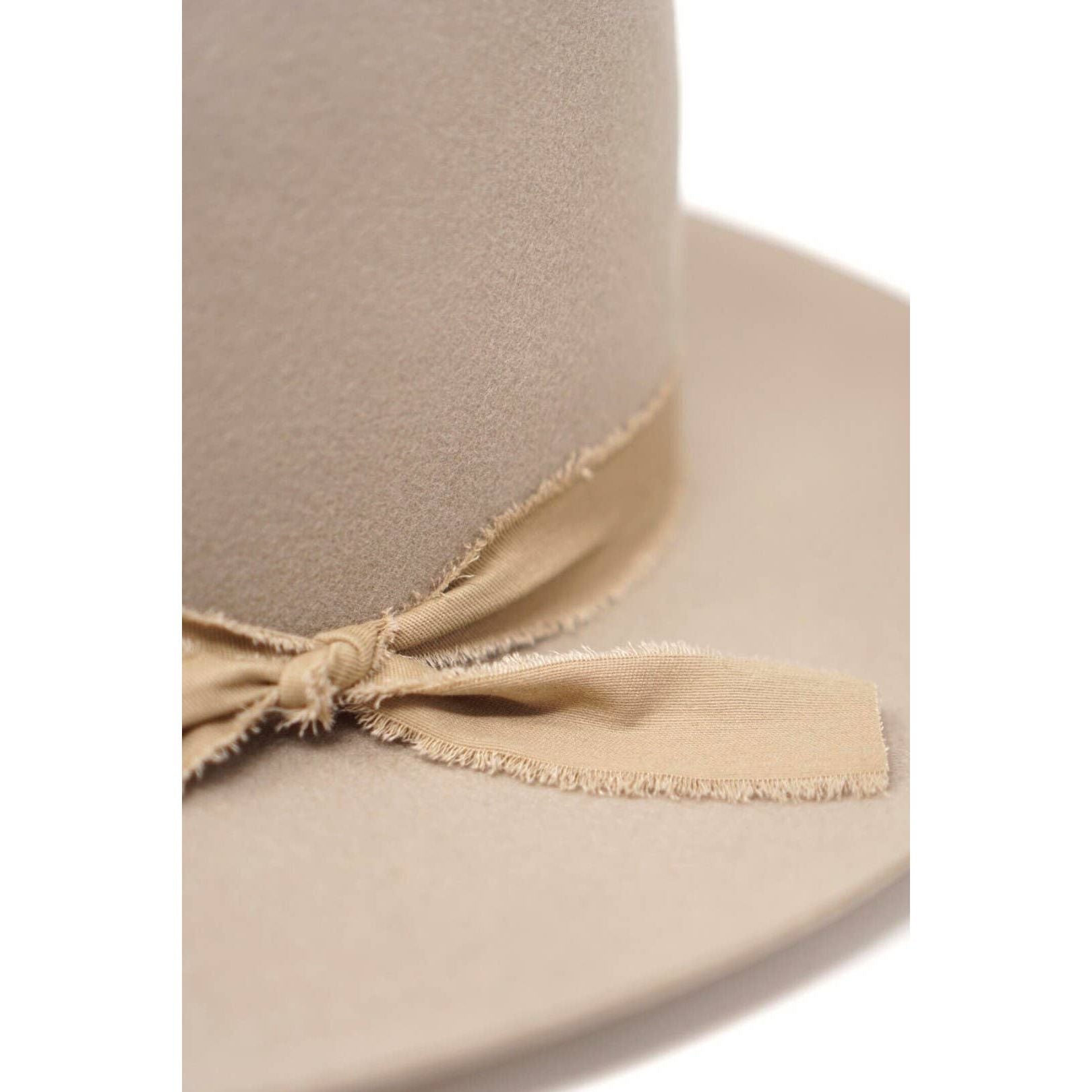 Olive & Pique - KAIA - 100% Wool Felt Rancher, Satin Lined  display picture 1