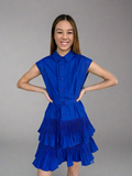 Alicia Blue Current Air Mini Dress