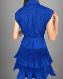 Alicia Blue Current Air Mini Dress