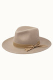 Olive & Pique - KAIA - 100% Wool Felt Rancher, Satin Lined, Unisex, Beige Hat