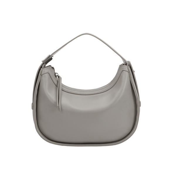 Vivian Light Gray Recycled Vegan Handle Bag