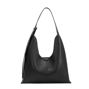 Carmen Black Recycled Vegan Shoulder Bag