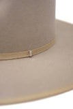 Olive & Pique - BILLIE - 100% Wool Felt Rancher, Satin Lined, Beige Hat