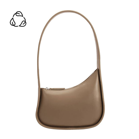 Willow Taupe Recycled Vegan Shoulder Bag - SALE