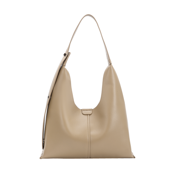 Carmen Beige Recycled Vegan Shoulder Bag