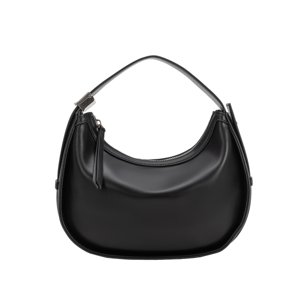 Vivian Black Recycled Vegan Handle Bag