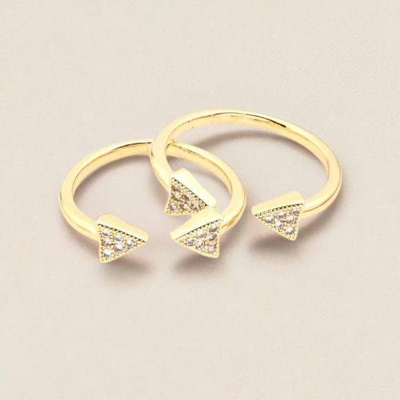 Kathryn Pave Arrow Ring