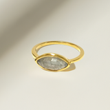 Cora Labradorite Oval Stone Ring