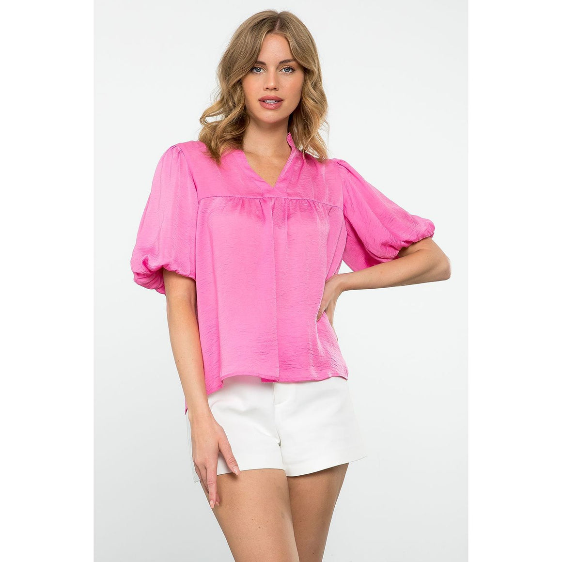 (THML) The Joilee Colorful Top-Pink main image 1